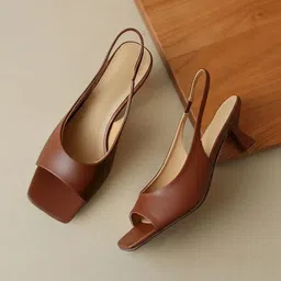 Street Style Store PU Kitten Peep Toes-picture-20