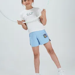 Dotokids Kids-Unisex Pack of 4 Cotton Adjustable Waist Cargo Shorts image 3