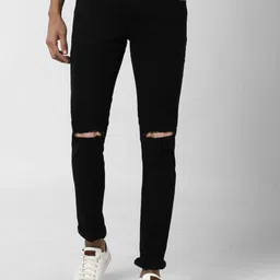 LINARIA Men Classic Slim Fit Slash Knee Jeans-picture-23