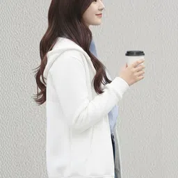 Kasendra Women Fleece Lightweight Open Front Jacket image 2