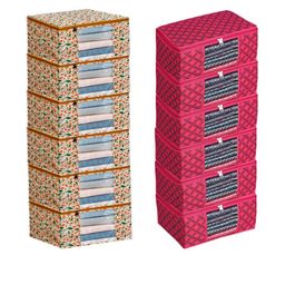 AMAK INC Multicoloured Fabric Multi-Utility Wardrobe Organisers-picture-9