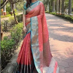 ZIKARAA Woven Design Zari Saree-picture-21