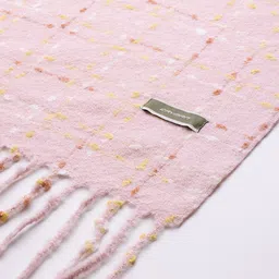 Cayman Checked Tasselled Woolen Stole image 3