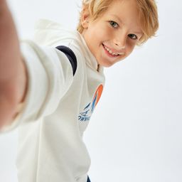 Koton Boys Typography Printed Hooded Sweatshirt-picture-43