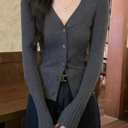 DressBerry Women V-Neck Cardigan-picture-35