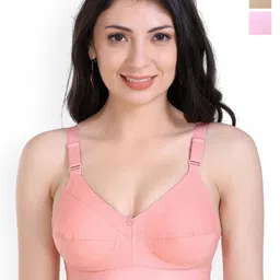 SHYAM SONS FLAIR Lovedh Pack Of 3 Non Padded Full Coverage Minimizer Bra-picture-26