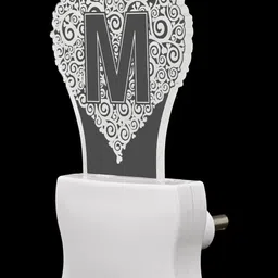 1ST TIME Red & White Textured Acrylic Abstract Shaped Shaped Wall Lamp image 2