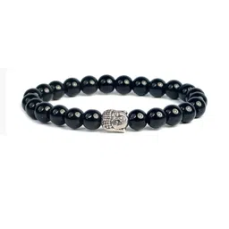 Divine souvenirs Unisex Agate Beaded Elasticated Bracelet-picture-14