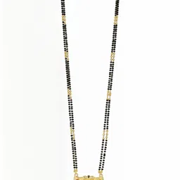 NINAMAAYRA Gold-Plated Brass Artificial Stones & Beads Mangalsutra-picture-41