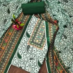 Rangtulika Ethnics Printed Unstitched Dress Material-picture-31