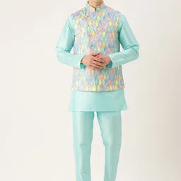 simaaya Sayisha Printed Woven Nehru Jacket-picture-20