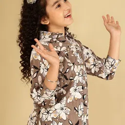 Ishti Floral Print Shirt Style Top image 4