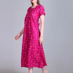 TRUDO Printed Maxi Nightdress image 2