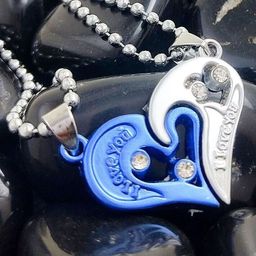 J.S ENTERPRISES Heart Shaped Pendants with Chains-picture-47