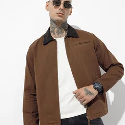 The Roadster Life Co. Pure Cotton Relaxed Fit Tailored Jacket-picture-17