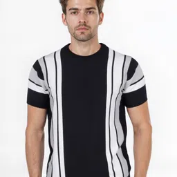 Celio Men Striped Pockets T-shirt-picture-35