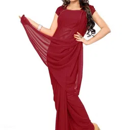 FANCYNINE Poly Georgette Saree-picture-54