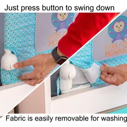 Fisher Price by Tiffany Playtime Bed Rail Guard 1.5m - Blue image 4