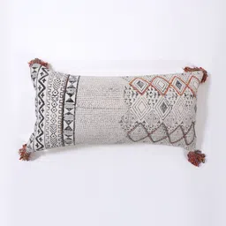 Art Avenue White & Black Geometric Rectangle Cushion Covers image 1