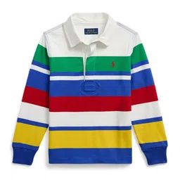 Polo Ralph Lauren Boys Striped Pure Cotton T-Shirt-picture-10