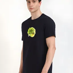 SZN Men Typography Printed Round Neck T-shirt image 2