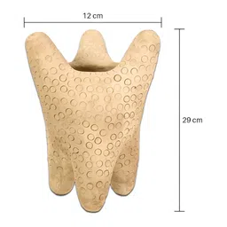 Swadeh Brown Clay Starfish Planter Pot image 4