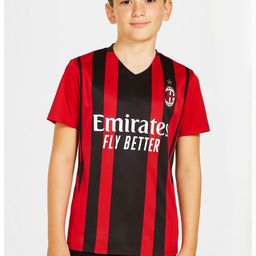 dostitch Kids Boys Red & Black Polyester AC Milan Jersey Dri-FIT T-shirt-picture-19