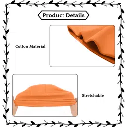 Syga Small Knitted Cap Orange - Circumference 40 to 55 cm image 5