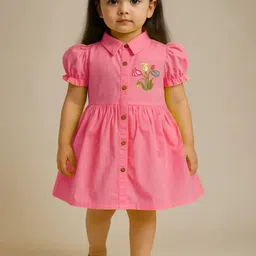JG JHILIK GARMENTS Floral Puff Sleeve Fit & Flare Dress-picture-38