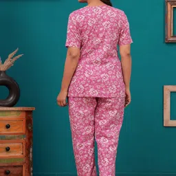 Nevisha Style Printed Pure Cotton Tunic With Trousers Co-Ords image 5