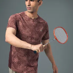Technosport Men Printed Anti Static Slim Fit T-shirt-image-53