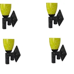 SOMIL Yellow Glass Cylinder Printed Wall Lamps-picture-24