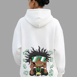 TheBTclub Men Printed Hooded Sweatshirt image 3