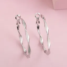 Kushal's Fashion Jewellery Circular Hoop Earrings image 2