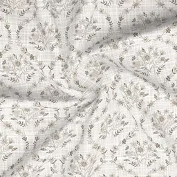 Layers Beige Floral 120 TC King Bedsheet with 2 Pillow Covers image 3