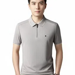 r.code by the roadster life co. R.Code by The Roadster Lifestyle Co. Men Solid Polo Collar T-shirt-picture-45