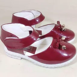 NEW LATEST Maroon Bow Girls Slip-on Flats-image-72
