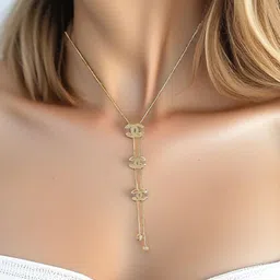 Cazines Gold-Plated Artificial Stones Necklace-picture-27