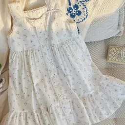 LULU & SKY Girls Floral Printed Fit & FlareDress-picture-42