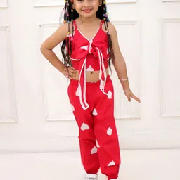 KID1 Girls Printed Pure Cotton Top With Jogger-picture-28