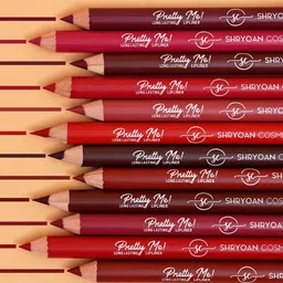 SHRYOAN Set Of 4 Pretty Me Bold Lipliner & Eye Liner Matte Pencil- 1.8g Each image 3