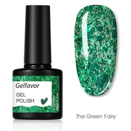 Gelfavor Hybrid UV & LED Odorless Long-Lasting Gel Nail Polish 8 ml - The Green Fairy G036-picture-17