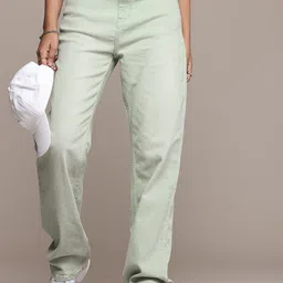 The Roadster Life Co. Women Straight Fit High-Rise Stretchable Jeans-image-52