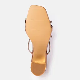 ELLE Party Block Heels with Bow Detail image 4