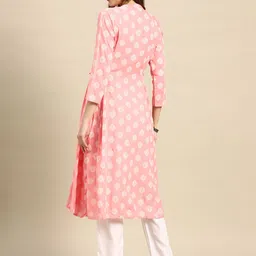 Anouk Ethnic Motifs Printed Anarkali Kurta image 5