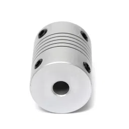 6.35mm x 8mm Aluminum Flexible Coupling Vibration Dampening Motor Coupler For Shaft Connection - RS74686.35mm x 8mm Aluminum Flexible Coupling Vibration Dampening Motor Coupler For Shaft Connection - RS7468 image 2