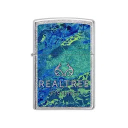Zippo Chrome Brass Realtree Wav3 Windproof Pocket Lighter-picture-41