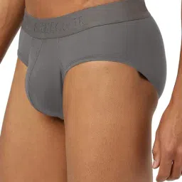 Freecultr Mist Grey & Port Wine Comfort Fit Briefs - Pack of 2 image 2