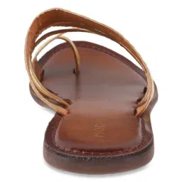 Mochi Women's Yellow Toe Ring Sandals image 5