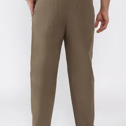 Instafab Plus Men Comfort Relaxed Fit Low-Rise Trousers image 5